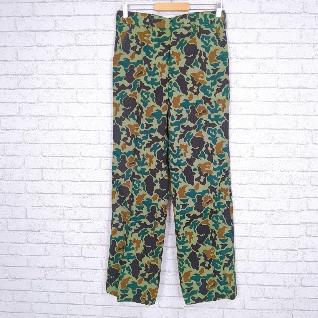 迷彩　カモフラ　セットアップ　上下　ミリタリー　戦闘服　軍服　シャツ　パンツ