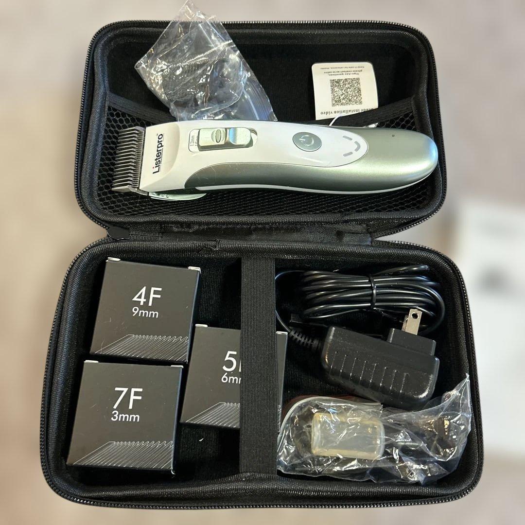 Listerpro 犬　クリッパー　バリカン　トリミング　1回使用　静音