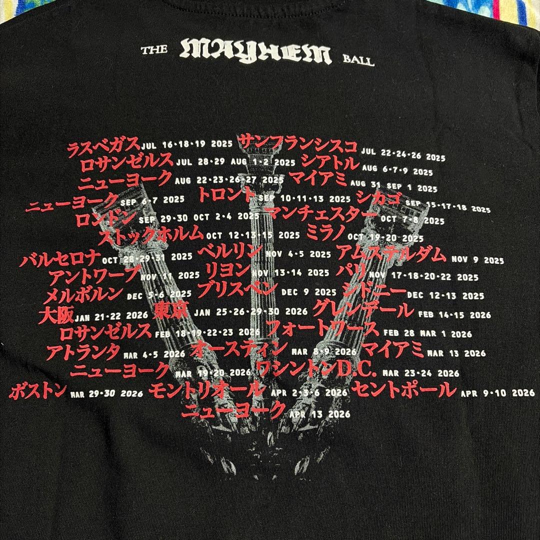 踊るか死ぬかS LADY GAGA MAYHEM BALL Tシャツ日本限定