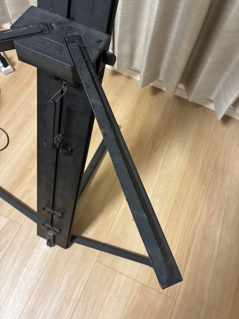 ULTIMATE2段スタンド 黒い金属製キーボードスタンド