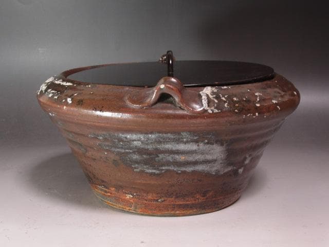 ★　古瀬戸水指　初花　裏千家　五代　不休斎の花押がございます★x534