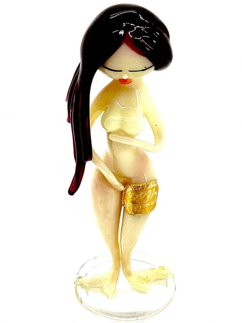 ★FRAGILE,GLASS,FIGURES ガラス製 人形 女性 裸体