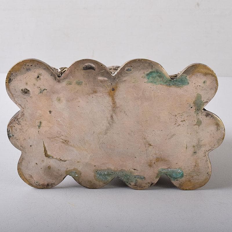 仏教美術　青銅古銅　福禄寿三星像　縁起物　置物　V　7833