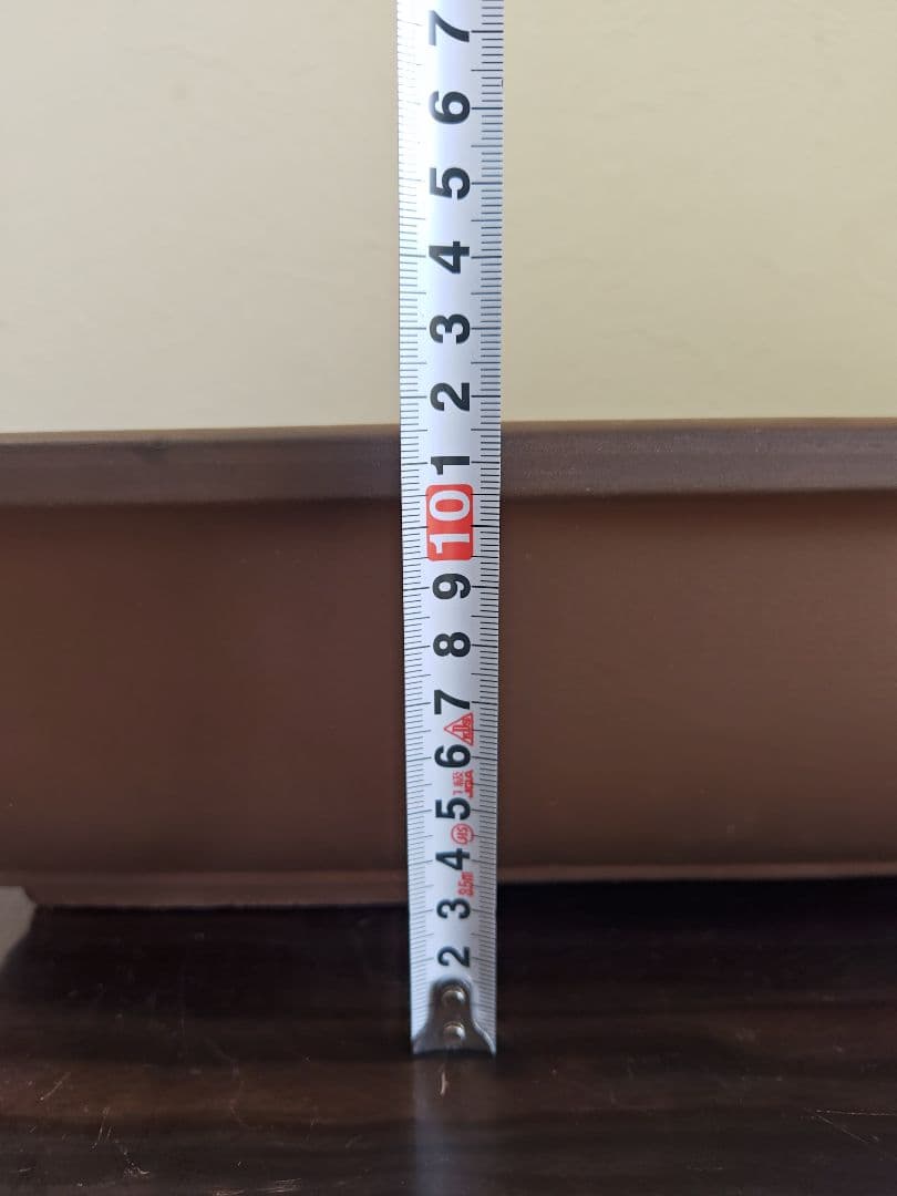 陶器製長方形盆栽鉢 大型　落款　丸四 約45.5cm×32.5cm×11.5cm