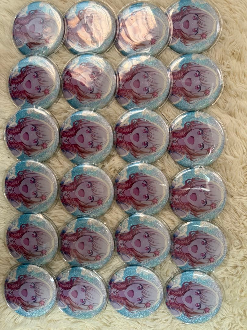 プロセカ　グリッター缶バッチ　天馬咲希　水着　12A缶バッチ　24個