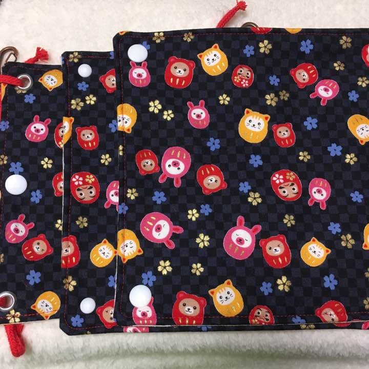 モモンガハウス（動物ダルマ柄）きなり  春（夏）秋仕様  1900円