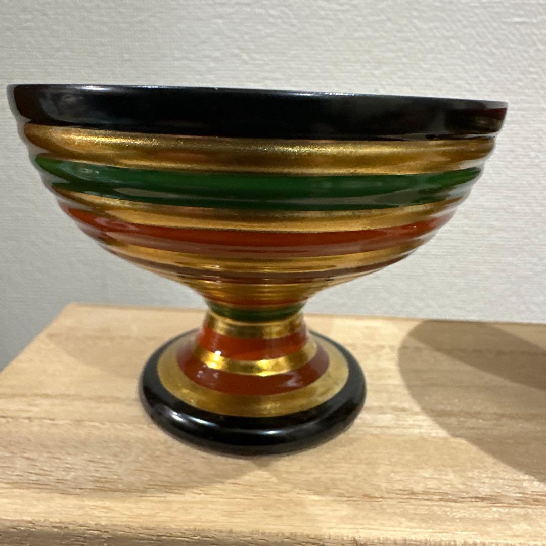 新品　馬上杯一対　平安象彦　九代　西村彦兵衛　王朝一千年の伝統で築かれた京の漆芸