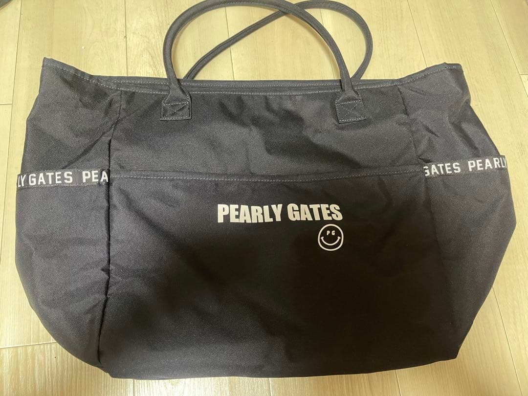 PEARLY GATES 黒 ナイロンバッグ　大容量