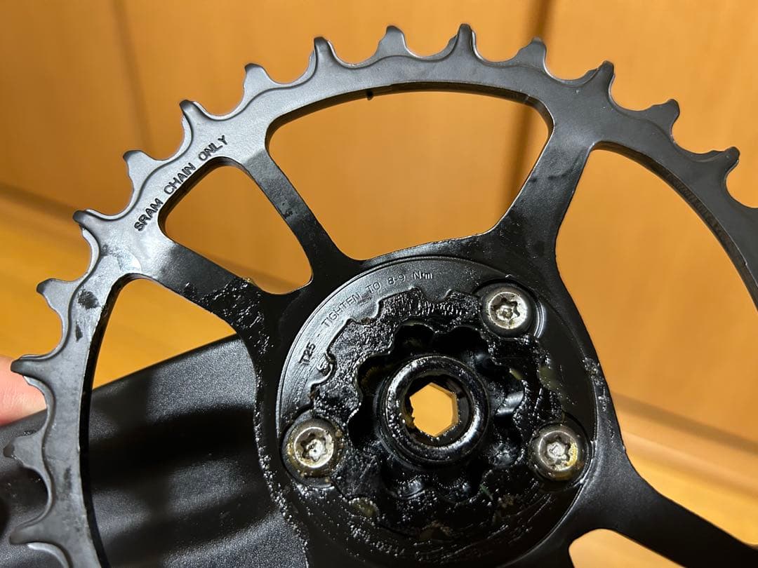 SRAM SX クランク　完成車外し