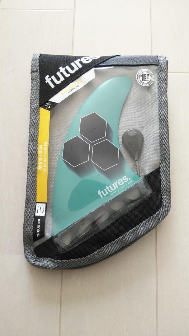 フューチャーフィン futuresアルメリックフィン3枚セット Mサイズ