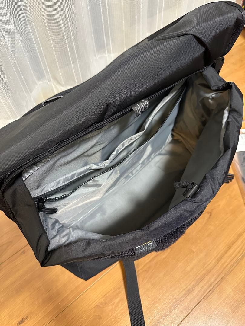 ダーボーBROMPTON用 Sバッグユニオンジャック柄ブラックフラップ付き