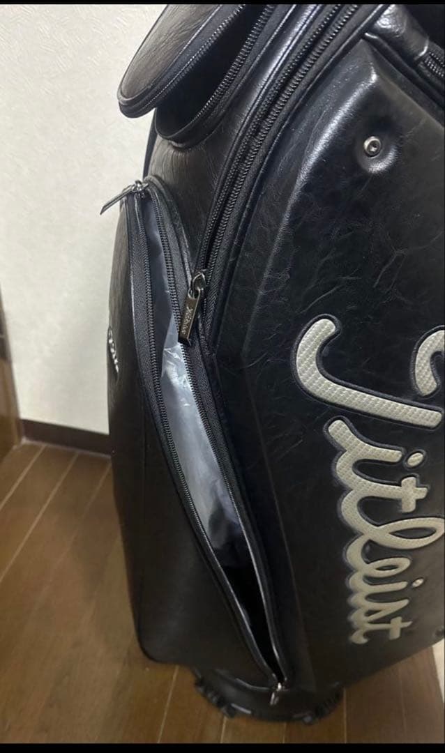 ✨️美品 Titleist ブラック キャディバッグ 9.5型 3点式ショルダー