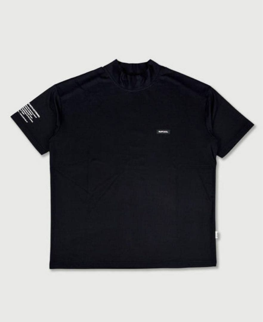 RUFFLOG ブラック モックネックシャツ S