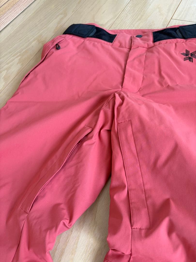 防水スキーウェア上下 赤 新品タグ付き