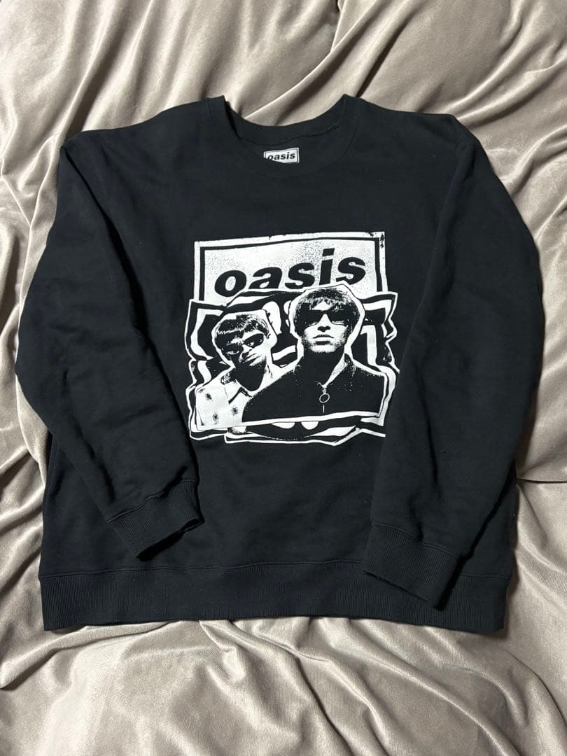 oasis live’25 Paper Cutスウェット　ブラック　XLサイズ