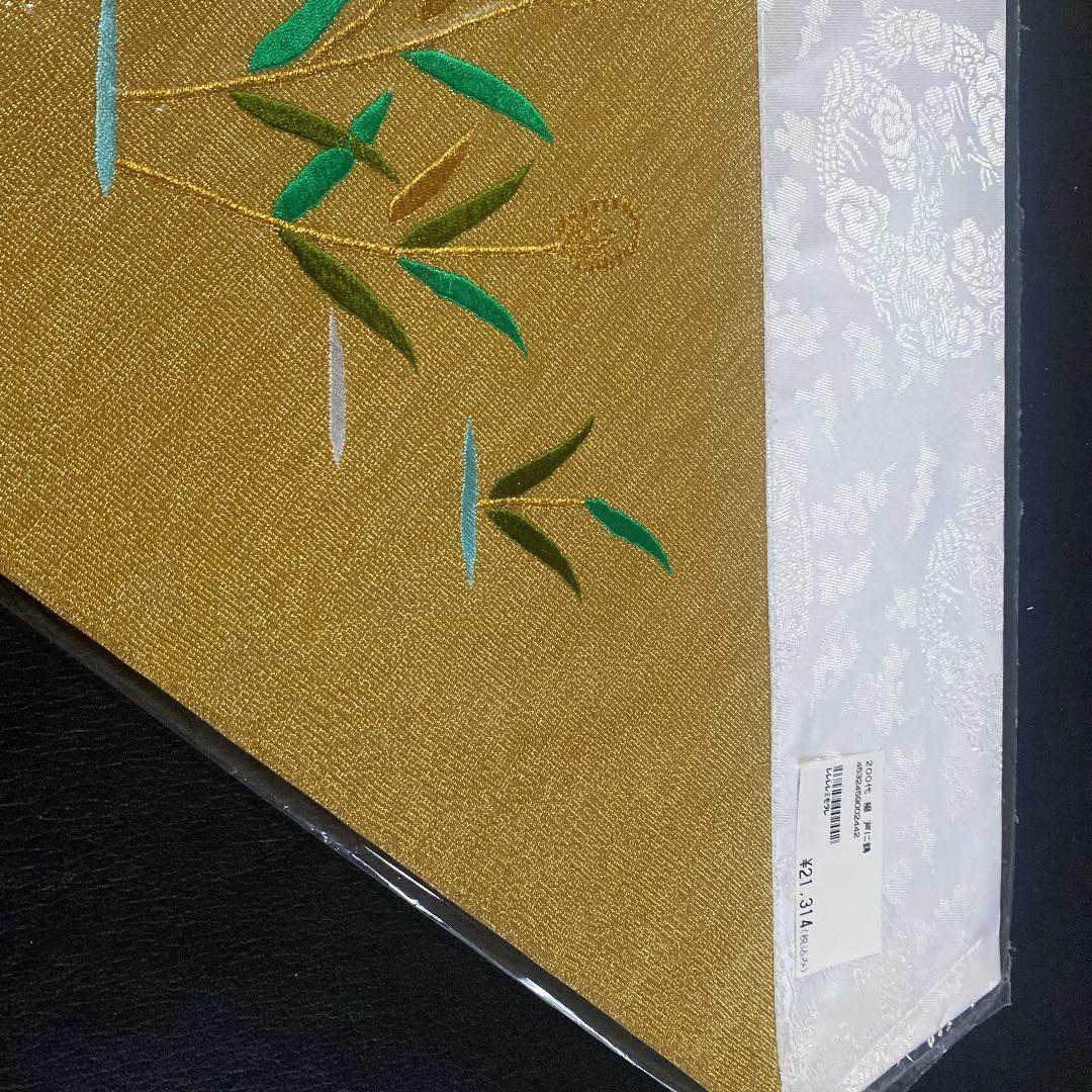 お仏具打敷　200代　芦に鶴　サイズ約大幅90×54cm