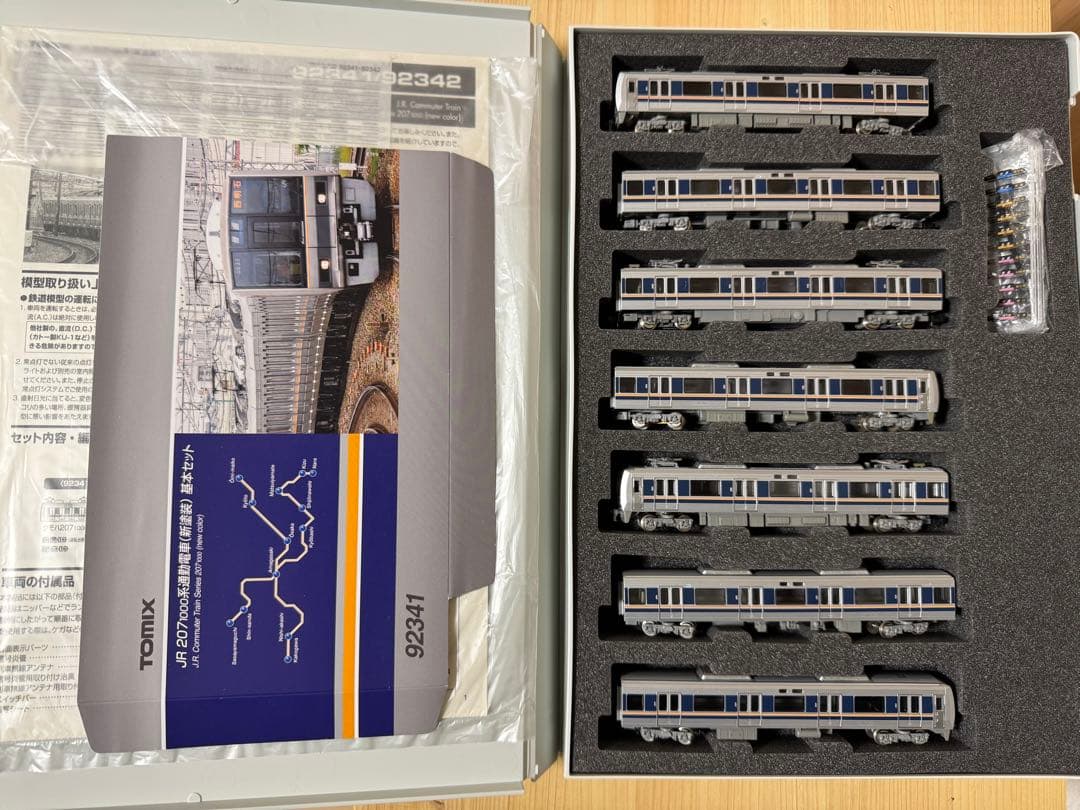 【ジャンク】TOMIX 207系1000 基本＋増結　鉄道模型 nゲージ