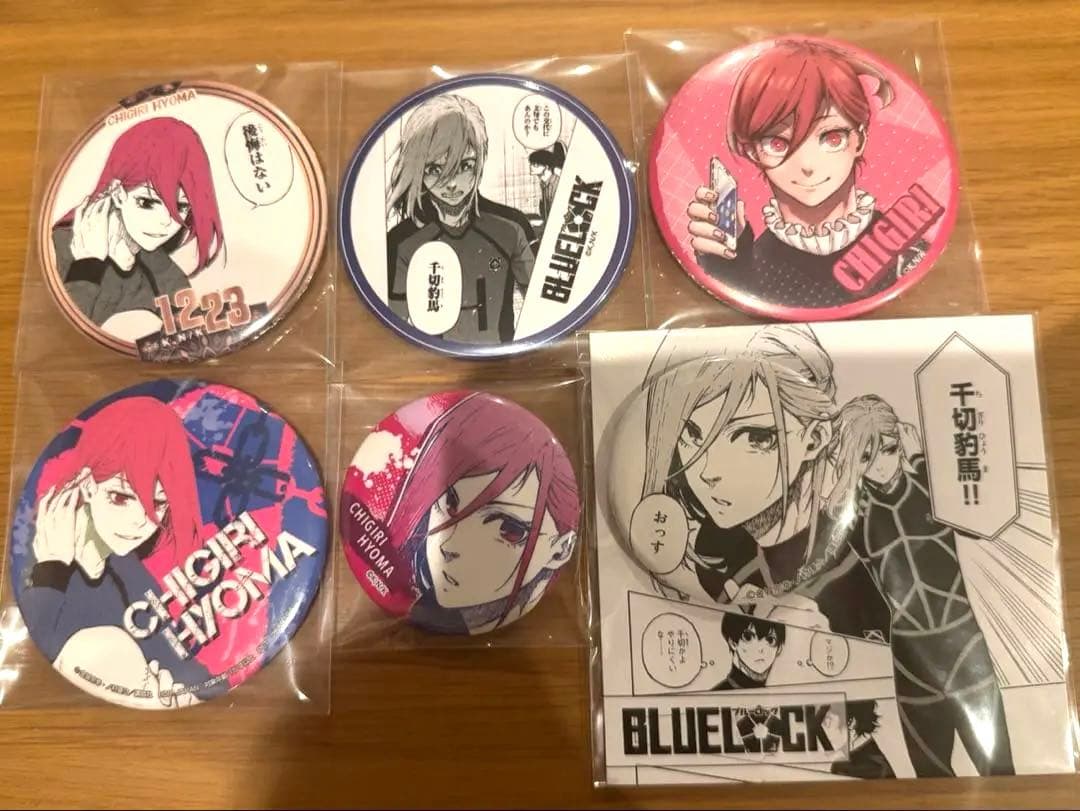 ブルーロック 千切豹馬 原作絵 缶バッジ まとめ セット