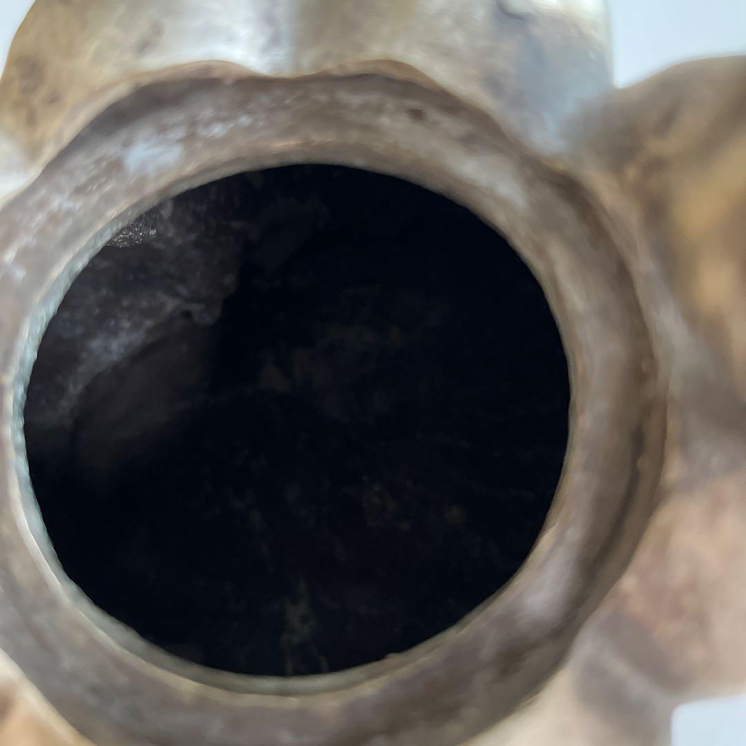 かぼちゃ型金属瓶 装飾付き