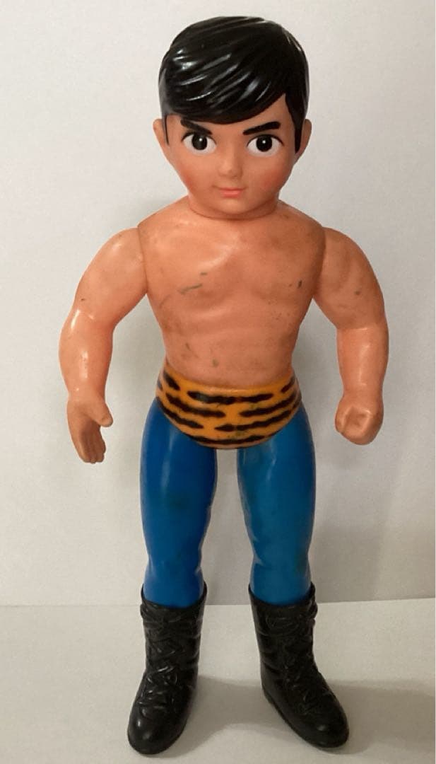 当時物　中嶋製作所　「タイガーマスク」　ソフビ　スタンダード　亀マーク