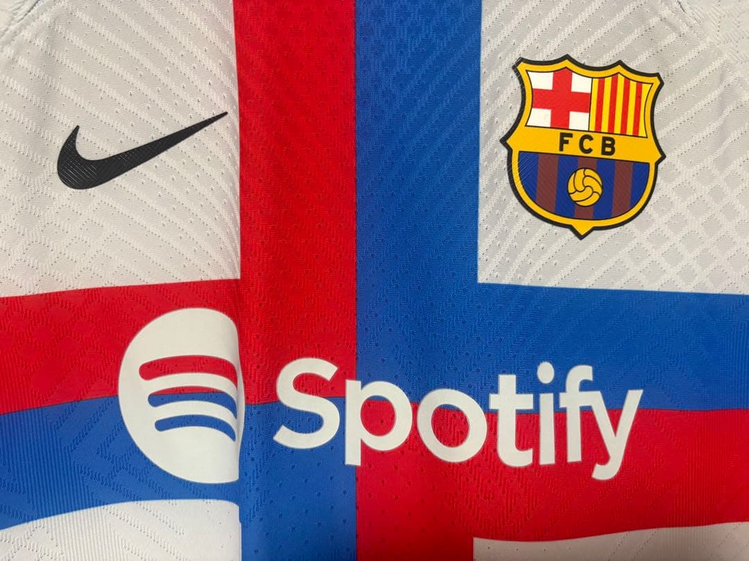 FCバルセロナVSヴィッセル神戸　選手支給　アラウホ　ユニフォーム