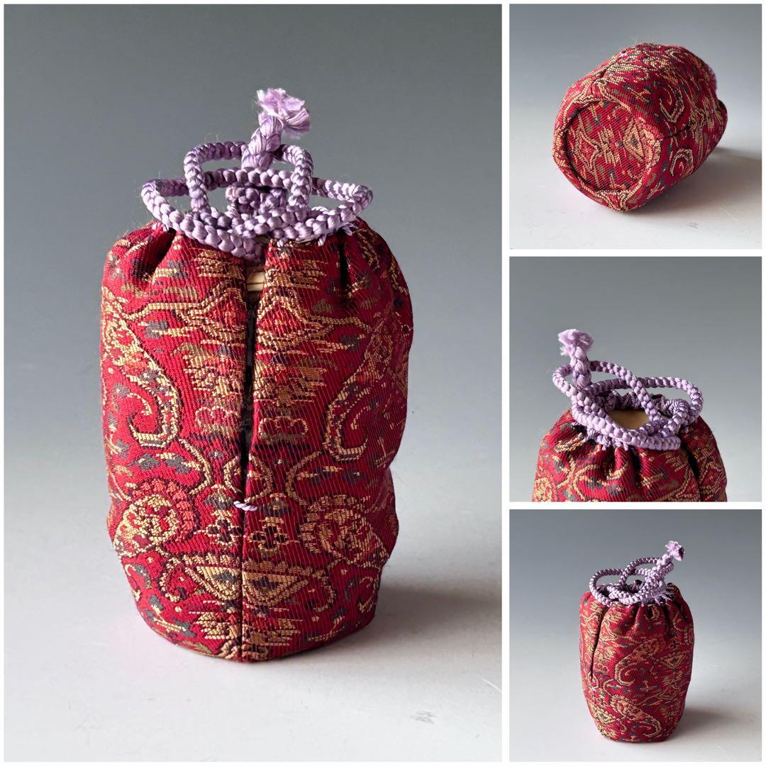 茶道具　安南　月字　兎　角丸口　茶入　16世紀　ベトナム　茶器　濃茶　古玩　古物