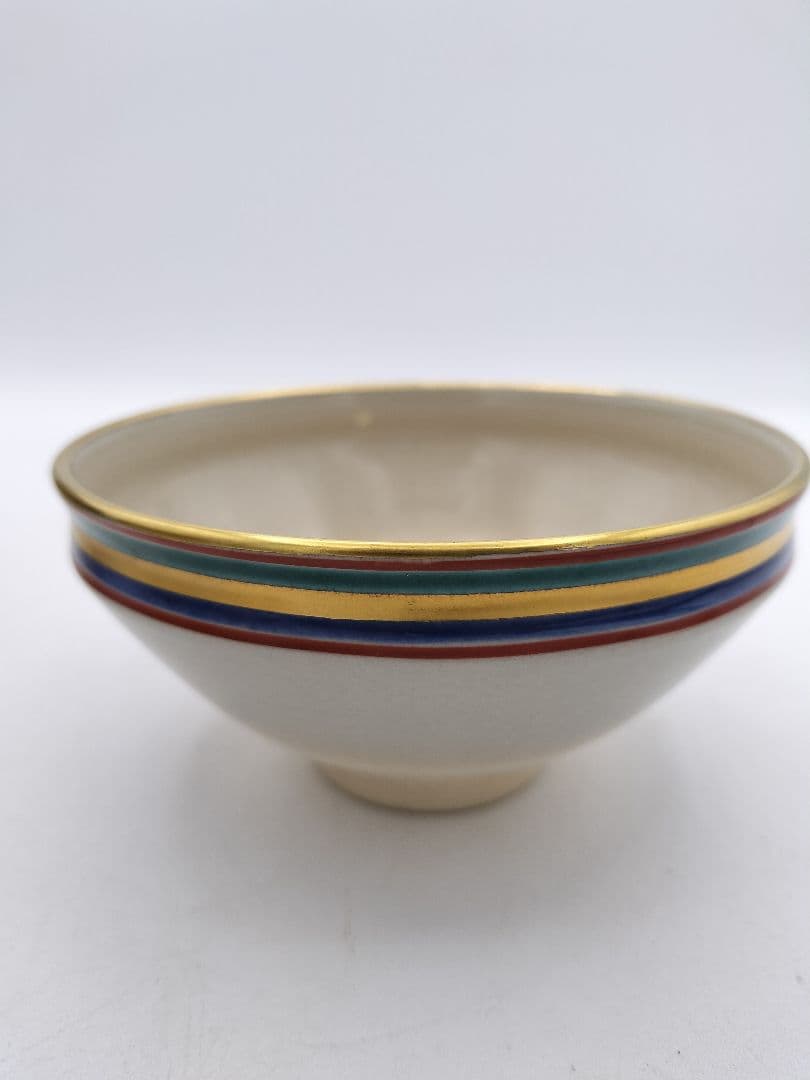 c774 数茶碗 独楽文 手塚桐鳳 10客 木箱 茶道具 古物