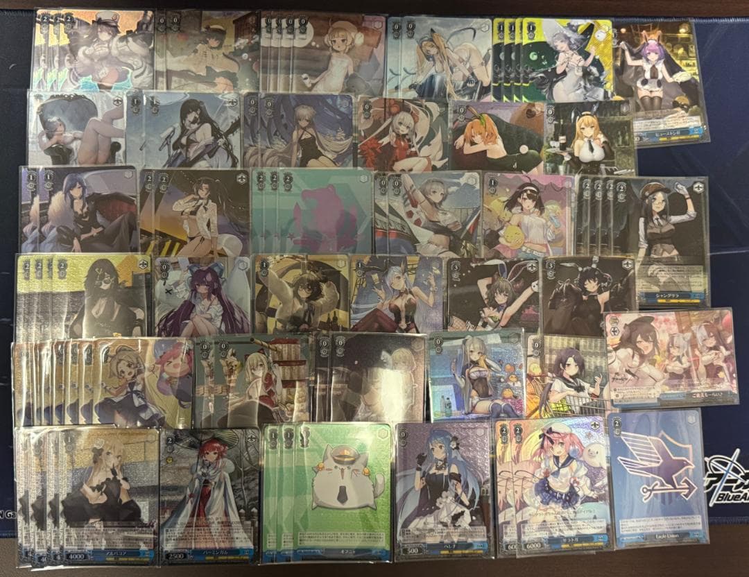 ヴァイスシュヴァルツ アズールレーン SR RRR 青 73枚 まとめ