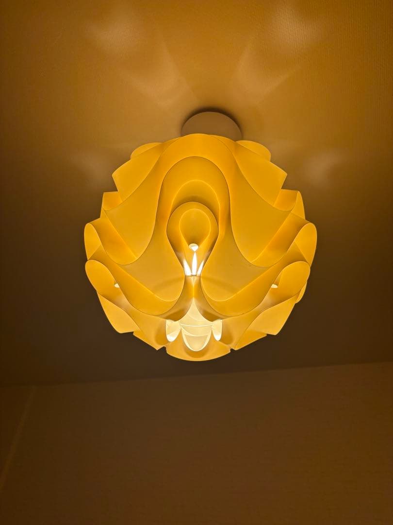 レクリント　照明 リモコンをお付けします。 暖色の電球を使っています。