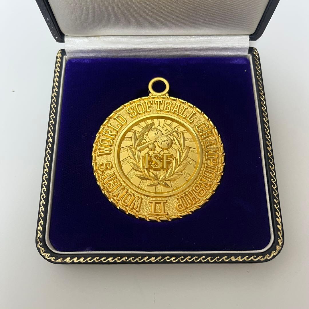 【値下げ中】1970年 女子 ソフトボール 世界大会 優勝 金 メダル 記念
