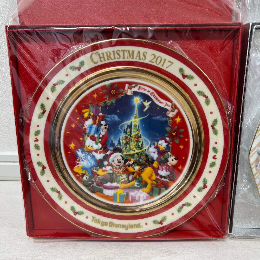 東京ディズニーランド クリスマスプレート 2017 2枚セット