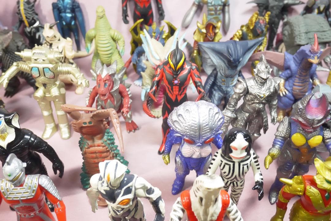ウルトラ怪獣シリーズ　怪獣　ソフビ　55体
