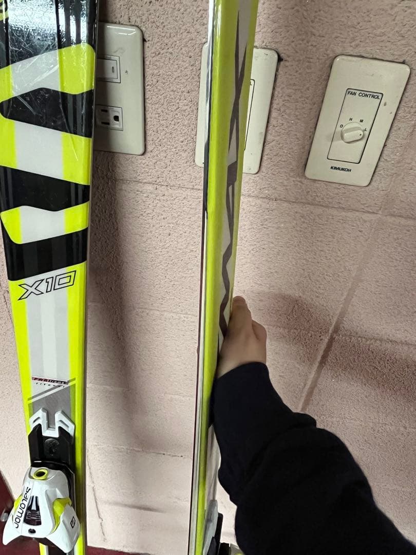 Salomon X-Max スキー 板 黒/黄 163cm