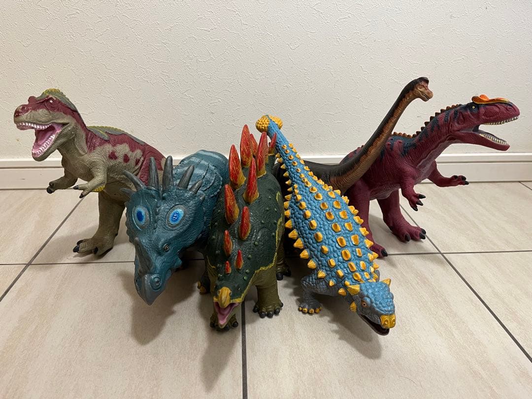 大きな恐竜フィギュア 6体セット