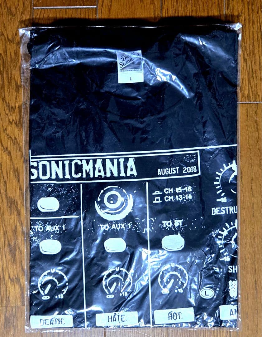 希少 SONIC MANIA 2018 オフィシャル Tシャツ Lサイズ