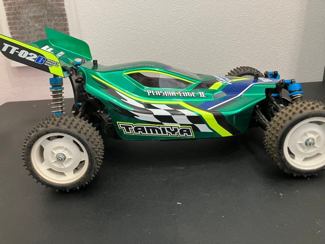 タミヤプラズマエッジ2 TT02B（オプション多数）ファインスペック送信機セット