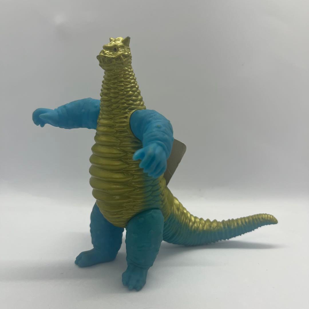 2本ツノ レッドキング パチ 怪獣 ソフビ 円谷プロ ブルマァク マルサン 当時