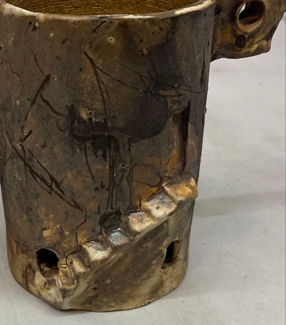 B331s コーヒーカップ　一組　作者不詳　変形　モダンアート