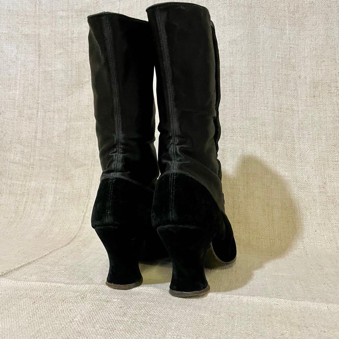 アンティーク ボタンブーツ ヴィクトリアンブーツ アメリカ フランス ビンテージ