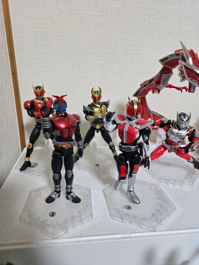 d*9様 組立済み 仮面ライダー プラモデル 平成ライダー20体