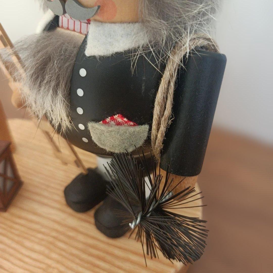 くるみ割り人形〈煙突掃除夫と街灯〉リヒャルトグレーザー ザイフェン ランプ付置物