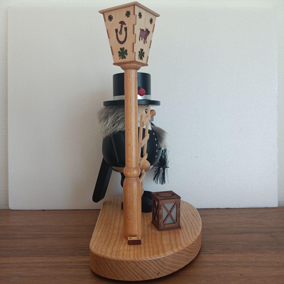 くるみ割り人形〈煙突掃除夫と街灯〉リヒャルトグレーザー ザイフェン ランプ付置物