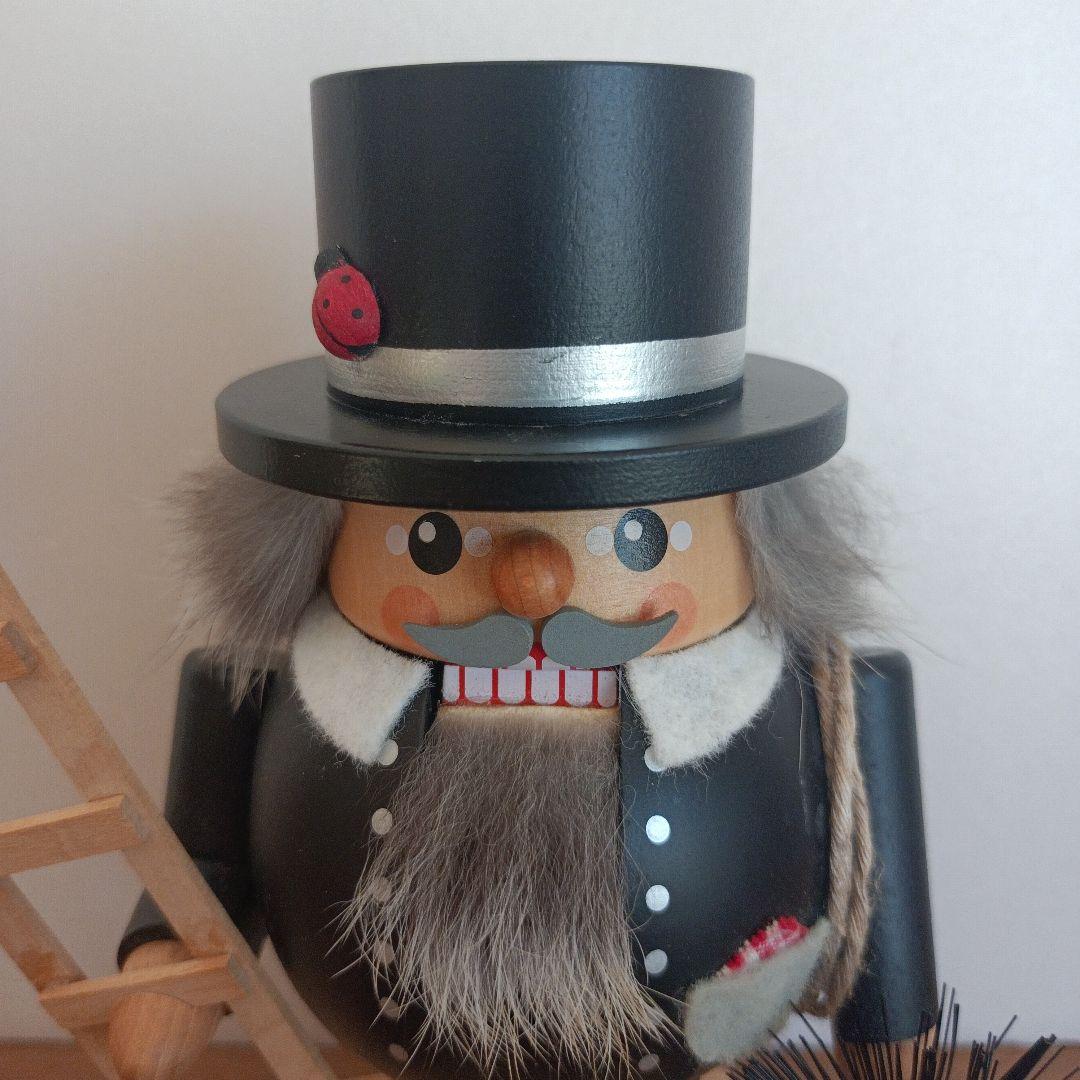 くるみ割り人形〈煙突掃除夫と街灯〉リヒャルトグレーザー ザイフェン ランプ付置物