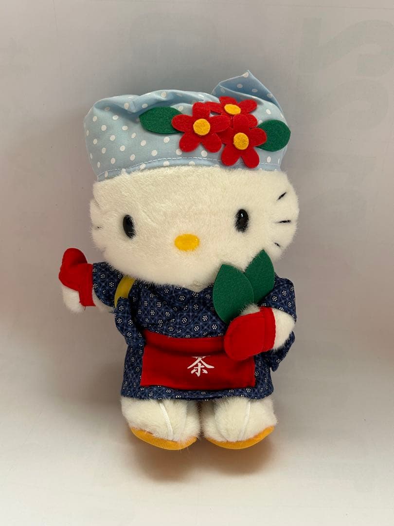 【激レア・タグ付き】ハローキティ 静岡限定 2001年 茶摘み