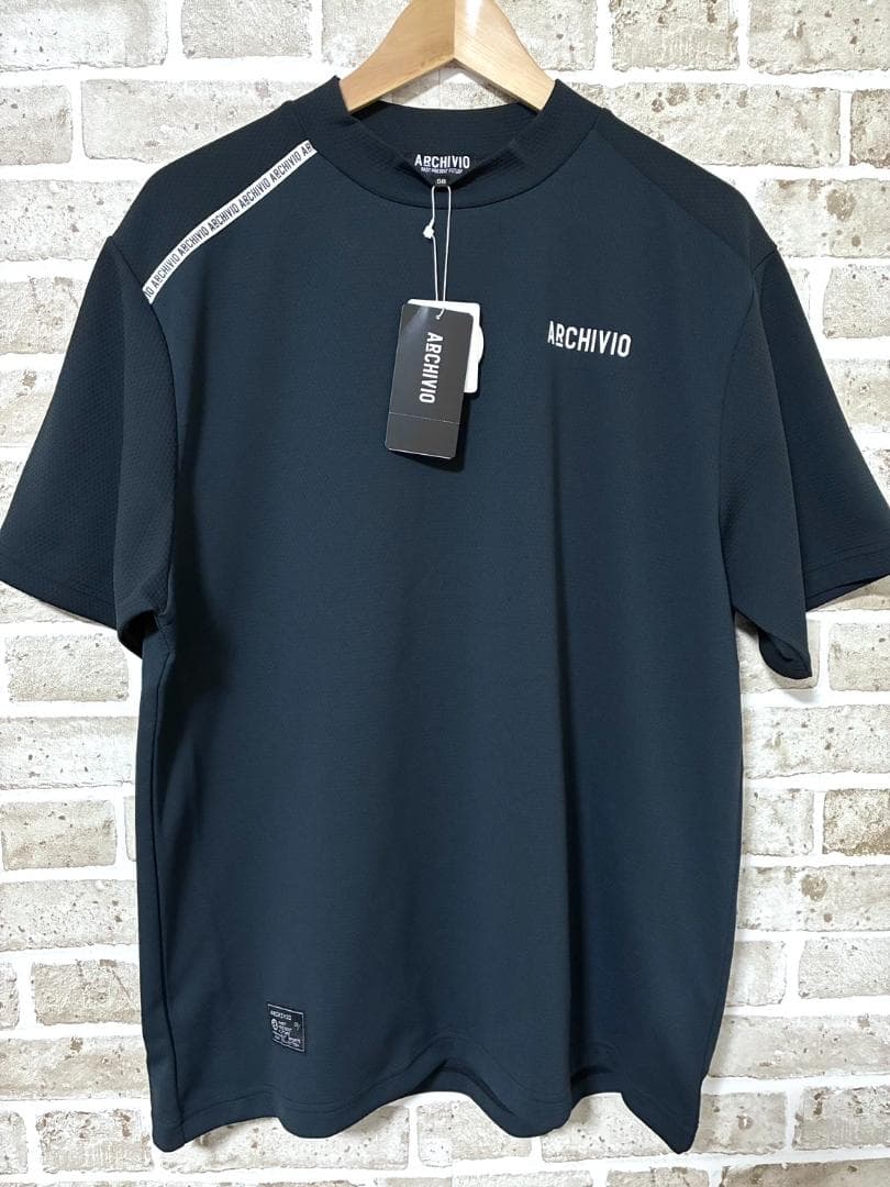 【早い者勝ち】新品 アルチビオ メンズ 半袖 モックネックシャツ サイズ50