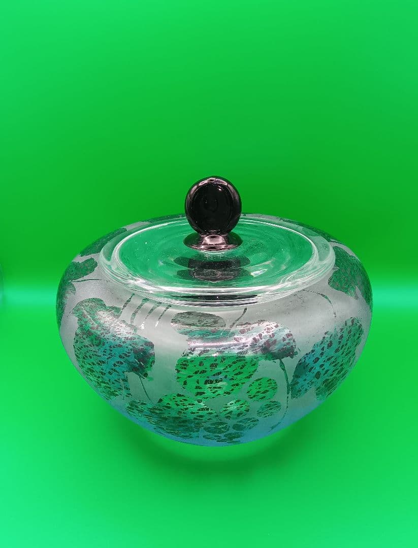 ガラス器 蓋もの