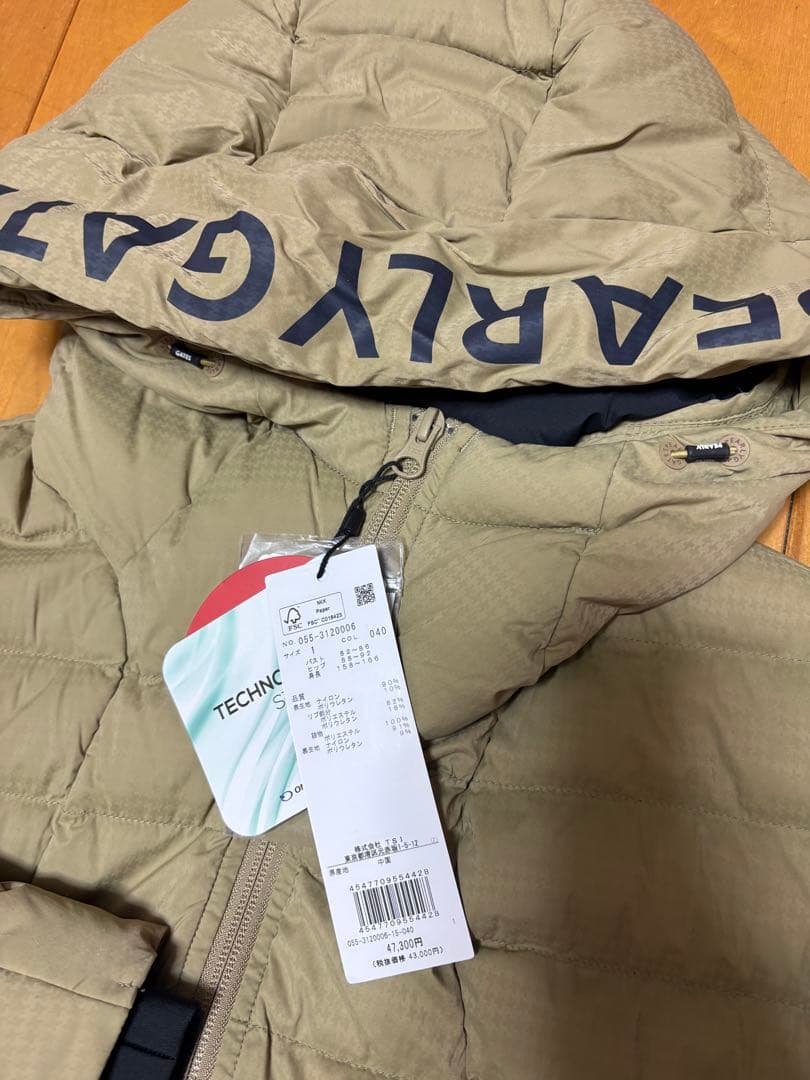 新品　パーリーゲイツ　セットアップ　ジャケット　中綿　スカート　ダウン　ベージュ