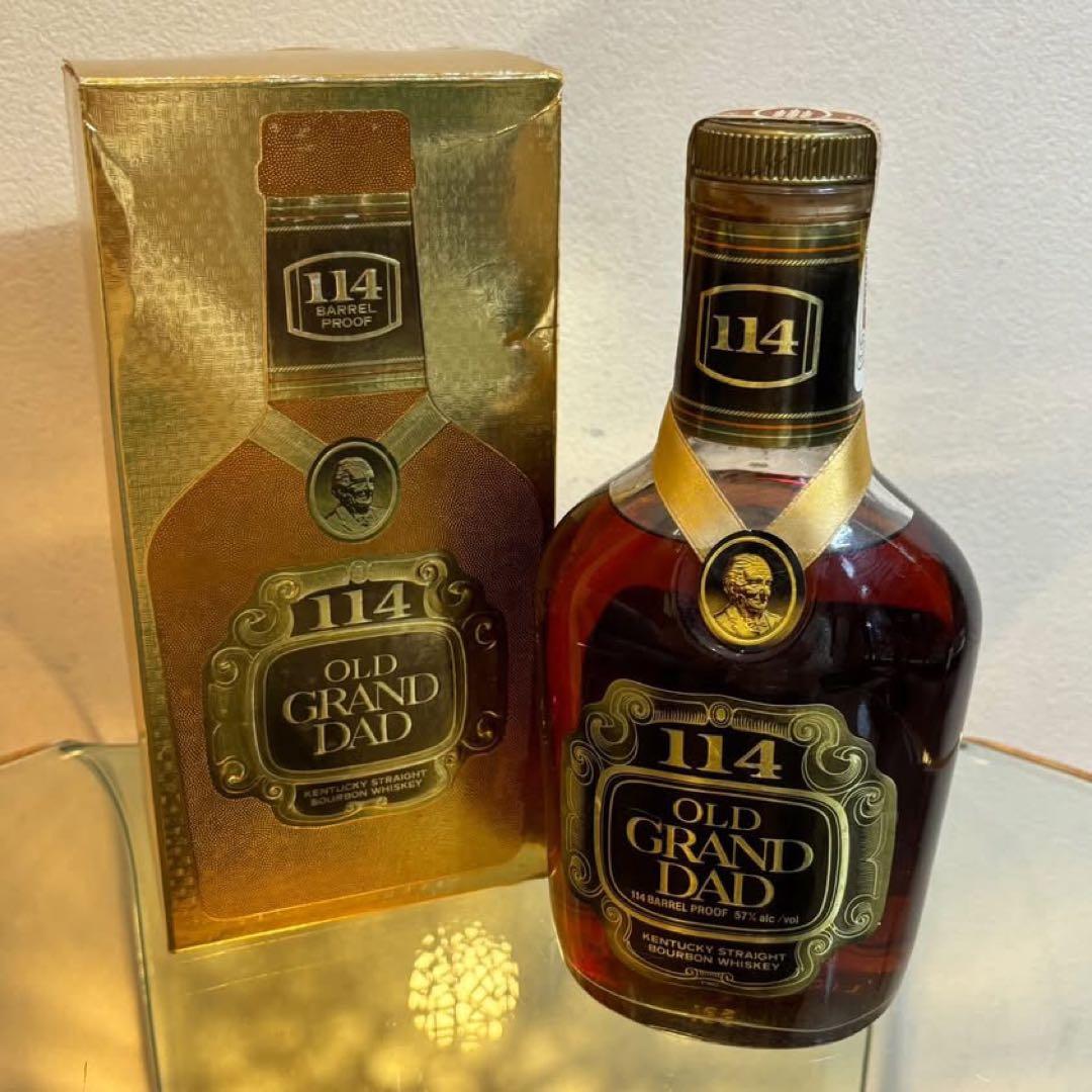 NA4707 未開栓! 114 OLD GRAND DAD 57% ウイスキー