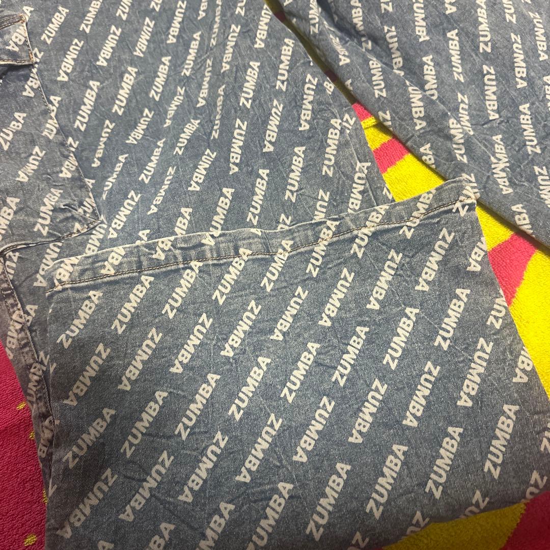 シ*ン様 Blue Jean Baggy Denim Cargo Pants -