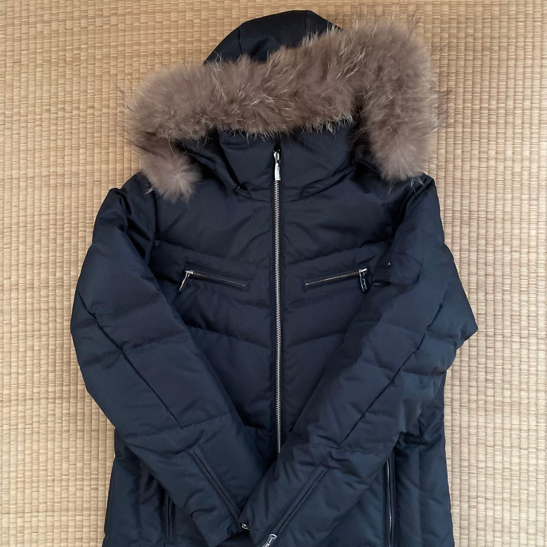 regent ブラック ダウンジャケット ファー付き スキーウェア